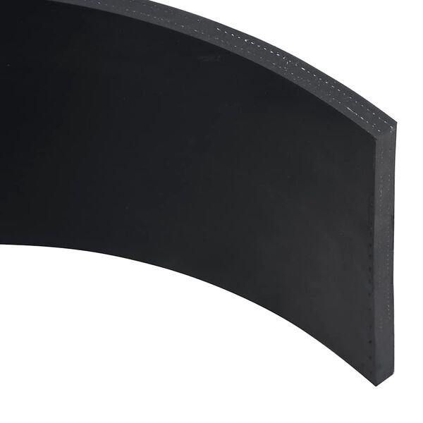 vidaXL Rubber Edge For Snow Plow Black Styrene-butadiene rubber