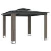 vidaXL Gazebo Anthracite Powder-coated steel Large