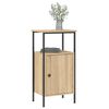 vidaXL Bedside Cabinet Sonoma oak Engineered wood Medium Bedside Cabinet
