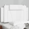 vidaXL Headboard Cushion White