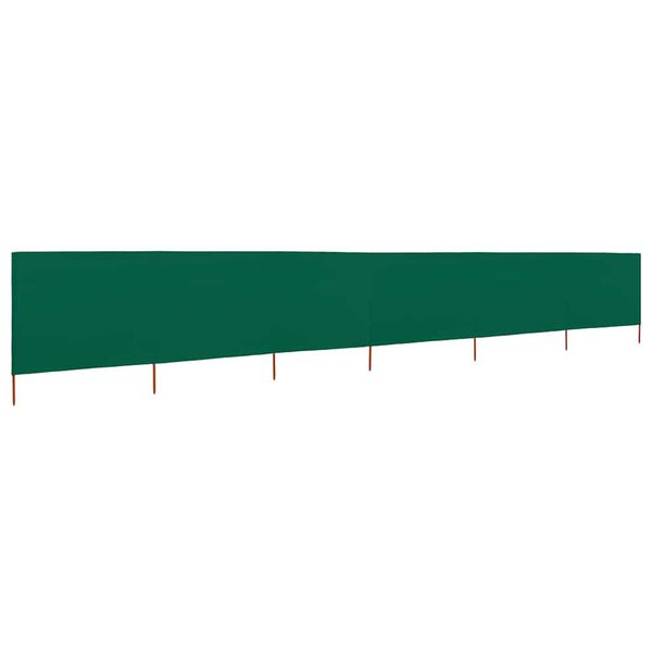 vidaXL Wind Screen Green Non-woven fabric, wood 315 in x 63 in
