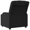 vidaXL Massage Recliner Chair Black Polyester, Metal, Plywood, Foam Single