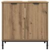 vidaXL Bathroom Sink Cabinet Artisan Oak 23.82 x 13.19 x 24.02 in