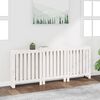 vidaXL Radiator Cover White 82.7x8.3x33.5" Solid Wood Pine