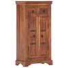 vidaXL Sideboard Brown Solid acacia wood 19.7 x 11.8 x 39.4 in Sideboard