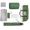 vidaXL Car Tent 4-Person Green Waterproof