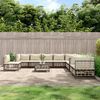 vidaXL Garden Lounge Set Set of 11 Anthracite
