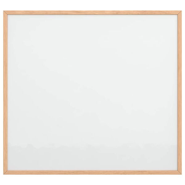 vidaXL Magnetic Whiteboard with Solid Pine Wood Frame 23.6x21.7"