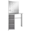vidaXL Dresser Concrete Grey MDF, Melamine Medium Dressing Table