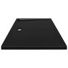 vidaXL Rectangular ABS Shower Base Tray Black 31.5"x47.2"