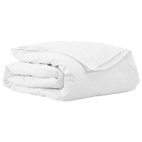 vidaXL 2-in-1 Duvet White 94.49 x 86.61 in Feather