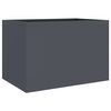 vidaXL Planter Anthracite Cold-rolled steel Medium Decorative Inlays