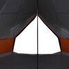 vidaXL Family Tent Tipi 8-Person Gray and Orange Waterproof
