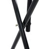 vidaXL Saddle Rack Black Powder-coated steel Compact Foldable