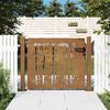 vidaXL Garden Gate 39.4x29.5" Corten Steel Bamboo Design