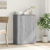 vidaXL Sideboard Grey Sonoma Engineered Wood Compact Sideboard