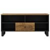 vidaXL TV Cabinet Honey Brown Solid Mango Wood Medium TV Cabinet