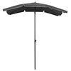 vidaXL Garden Parasol Anthracite Polyester, Steel Large Tiltable