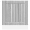 vidaXL Dishwasher Panel Grey sonoma Engineered wood Standard Durable
