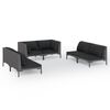 vidaXL Garden Lounge Set Dark grey