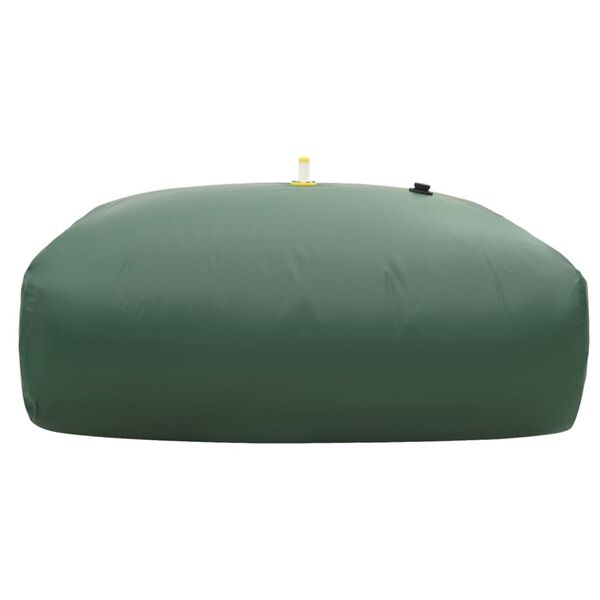 vidaXL Water Tank Green PVC 554 Gal Foldable Water Tank Rectangular