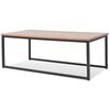 vidaXL Side Table Set of 3 Brown and black