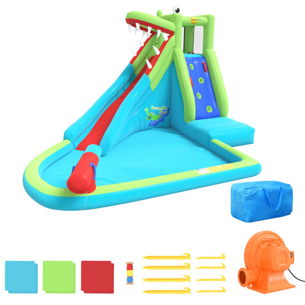 Happy Hop Inflatable Water Slide Multicolor PVC Large