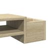 vidaXL Monitor Stand with Storage Sonoma Oak 39.4x10.6x5.9" Engineered Wood