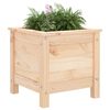 vidaXL Garden Planter Natural Wood Solid pine wood Medium