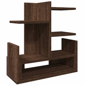 vidaXL Desk Organiser Brown Oak 19.3x7.9x20.7" Engineered wood
