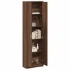 vidaXL Wardrobe Brown Oak 21.65 x 9.84 x 74.41 in Engineered Wood