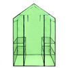 vidaXL Greenhouse Transparent Green Powder-coated Steel