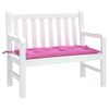 vidaXL Patio Bench Cushion Pink 43.3x19.7x2.8" Fabric