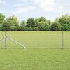 vidaXL Fence Post Silver 82.02 x 1.64 ft (0.98 in mesh) Steel