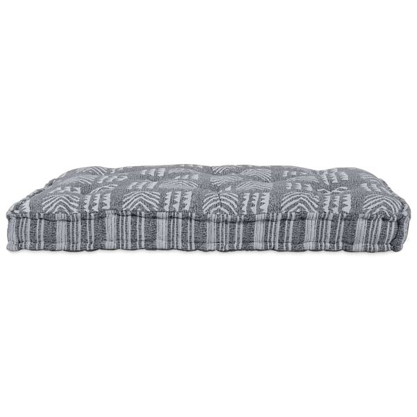 vidaXL Sofa Cushion Grey Print 47.24 x 31.50 x 4.72 in Fabric