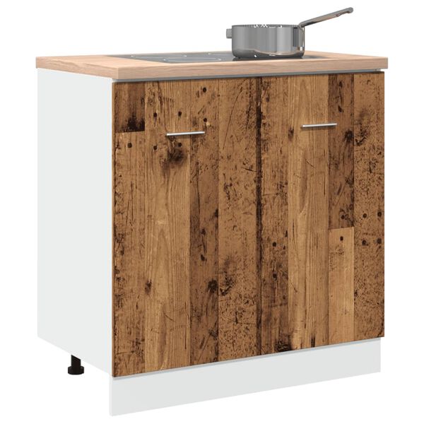 vidaXL Sink Bottom Cabinet Old wood Engineered wood Standard