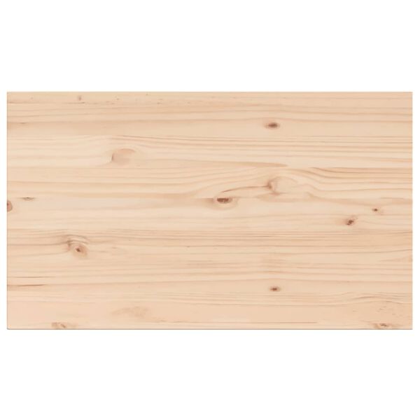vidaXL Table Top Set of 3 Natural Pine Solid Pine Wood Medium Simple