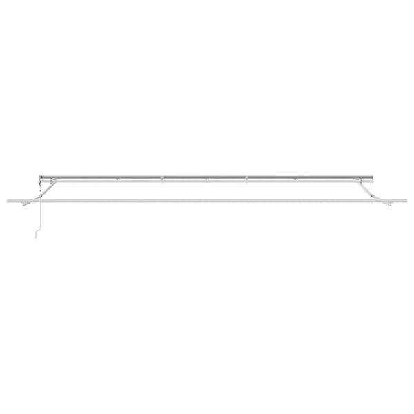 vidaXL Awning Manual White 236.2" x 118.1" Metal
