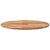 vidaXL Table Top Natural wood Solid Acacia wood 31.5 in across