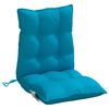 vidaXL Lowback Chair Cushion Set of 6 Light Blue