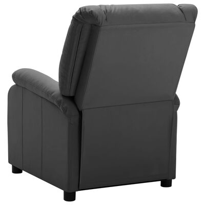 vidaXL Electric Recliner Anthracite Faux Leather
