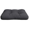 vidaXL Pallet Cushion Black 100% polyester 22.8" x 22.8" x 3.9