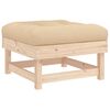 vidaXL Garden Lounge Set Beige Solid pine wood Medium Modular