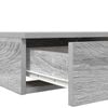 vidaXL Bed Drawers Grey Sonoma 35.43 x 14.37 x 6.50 in Engineered Wood