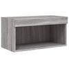 vidaXL 6 Piece TV Wall Units with LED Gray Sonoma Engineered Wood