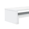 vidaXL Monitor Stand White 21.3x8.7x5.9" Engineered Wood