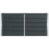 vidaXL Planter Anthracite 160 x 40 x 75 cm Steel