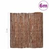 vidaXL Bark Fence Natural 39.37 x 236.22 in Bark