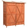 vidaXL Garden Shed Natural Brown Solid Firwood Large Garden Shed