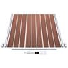 vidaXL Garden Fence WPC 207.1"x73.2" Brown